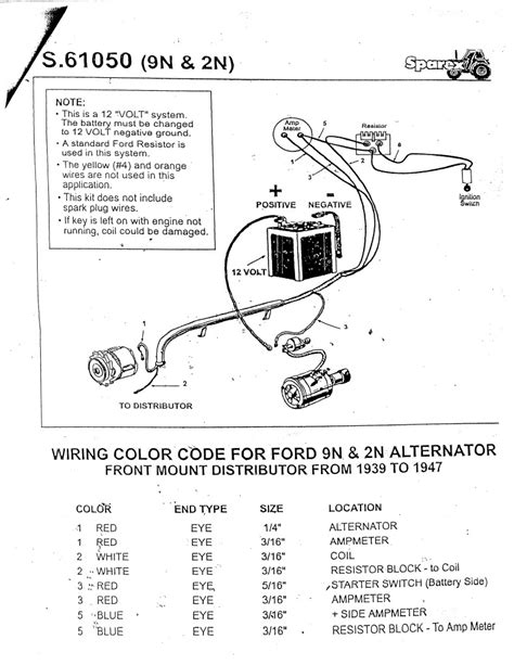 53 Ford 6 Volt Generator Wiring Diagram: Unveiling Vintage Power